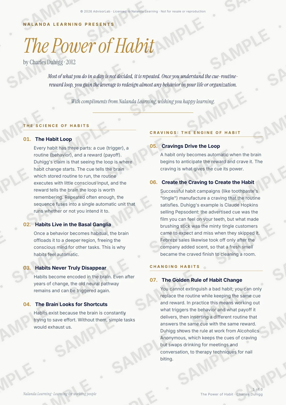 The business edition, sample